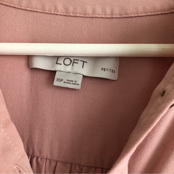 LOFT Pink Long Sleeved Blouse - Picture 5 of 7